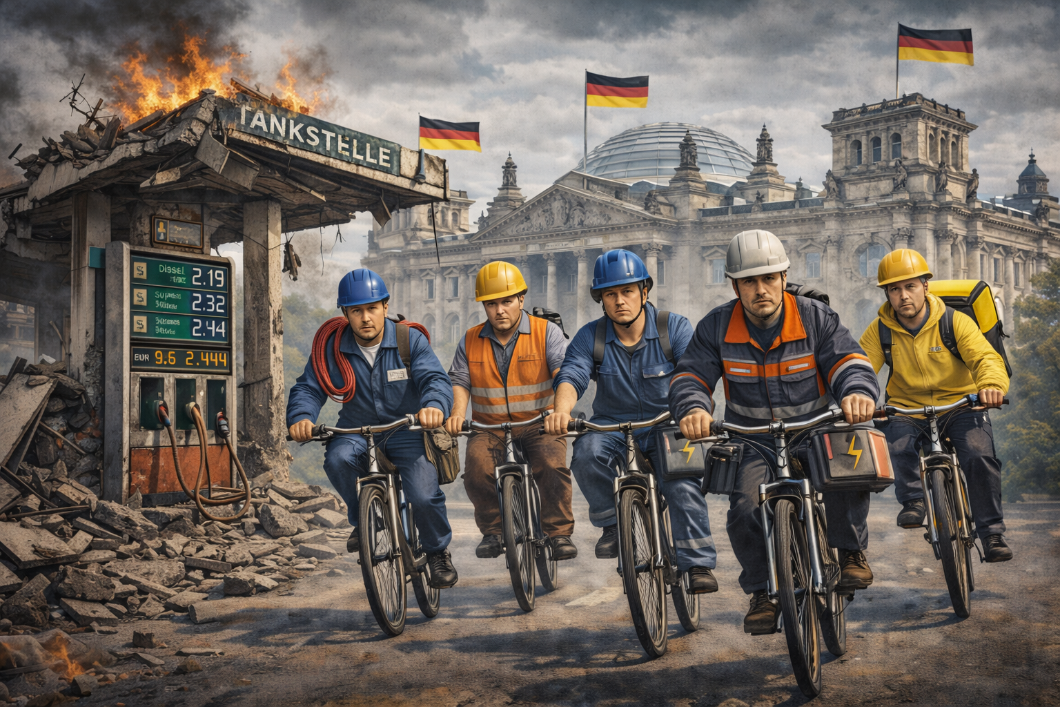 Symbolbild zu Benzinpreis, Staat und Belastung an der Zapfsäule